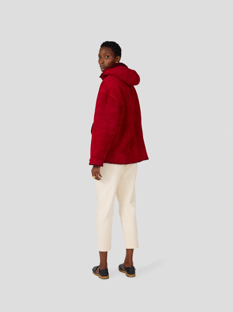 Serge Sweat En Cuir De Rosewood