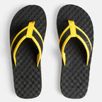 Womens Y// Emb. Flip Flop - Black/Yellow - Women