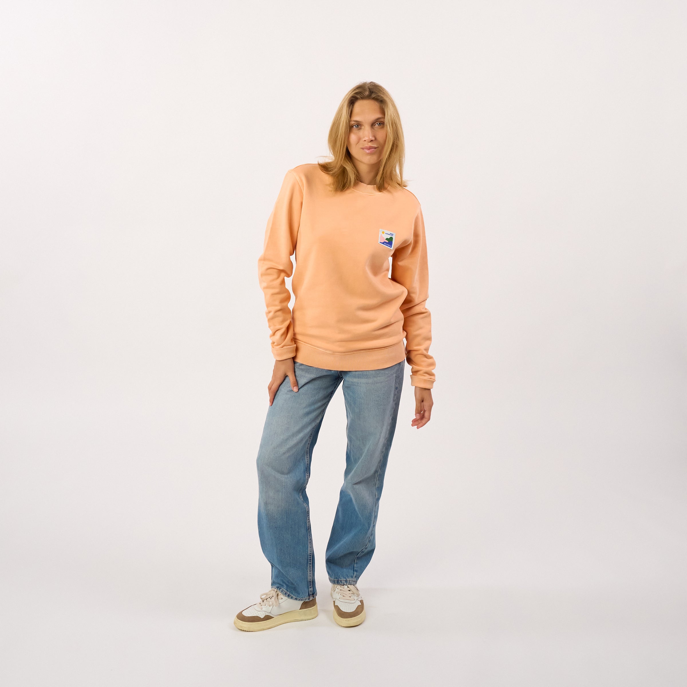 Sweat En 100% Coton Bio Summer Edition - Orange