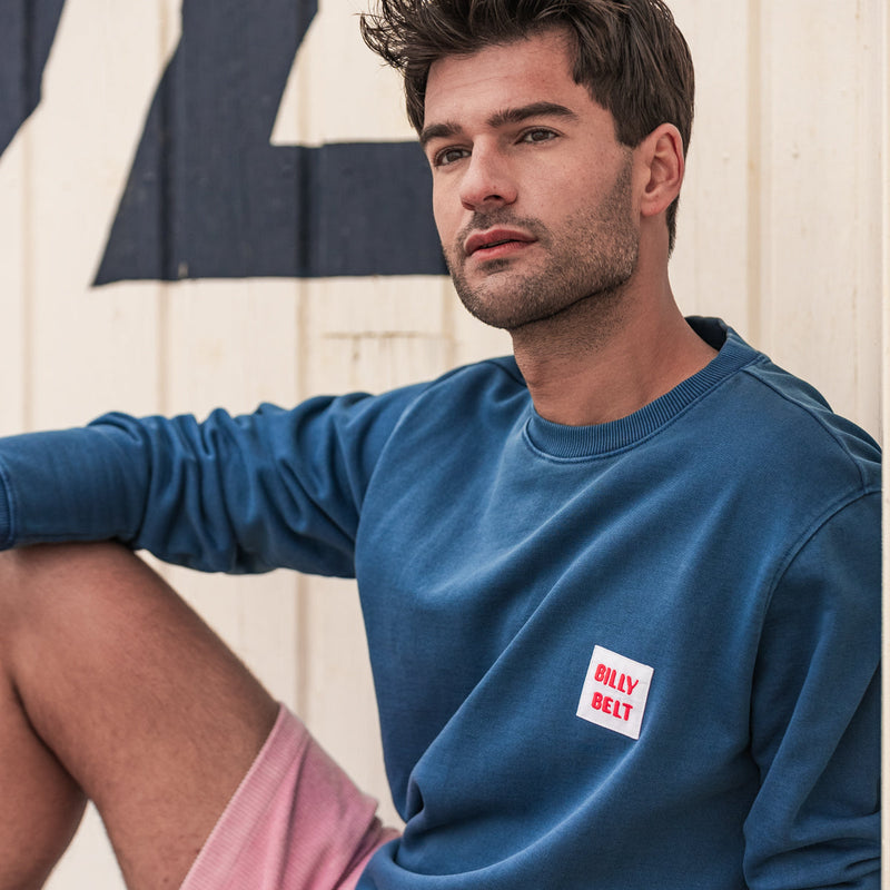 Sweat En 100% Coton Bio Billyclub - Bleu