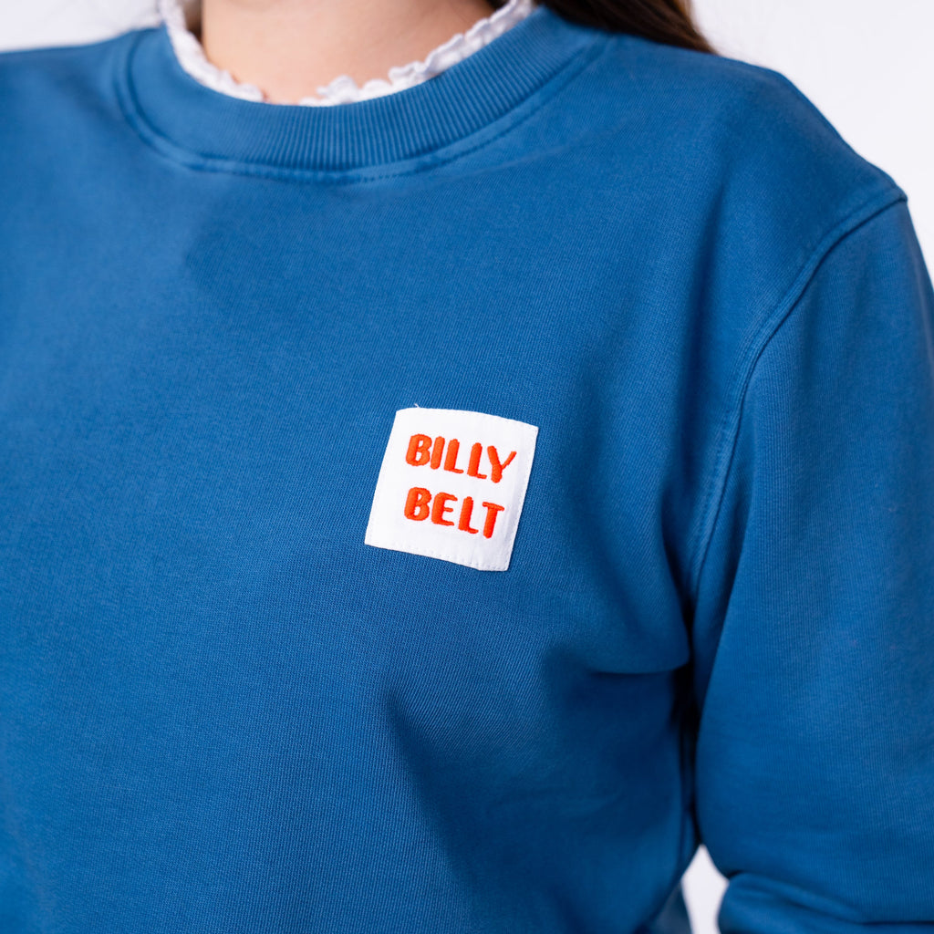 Sudadera 100 % Algodón Orgánico Billyclub - Azul