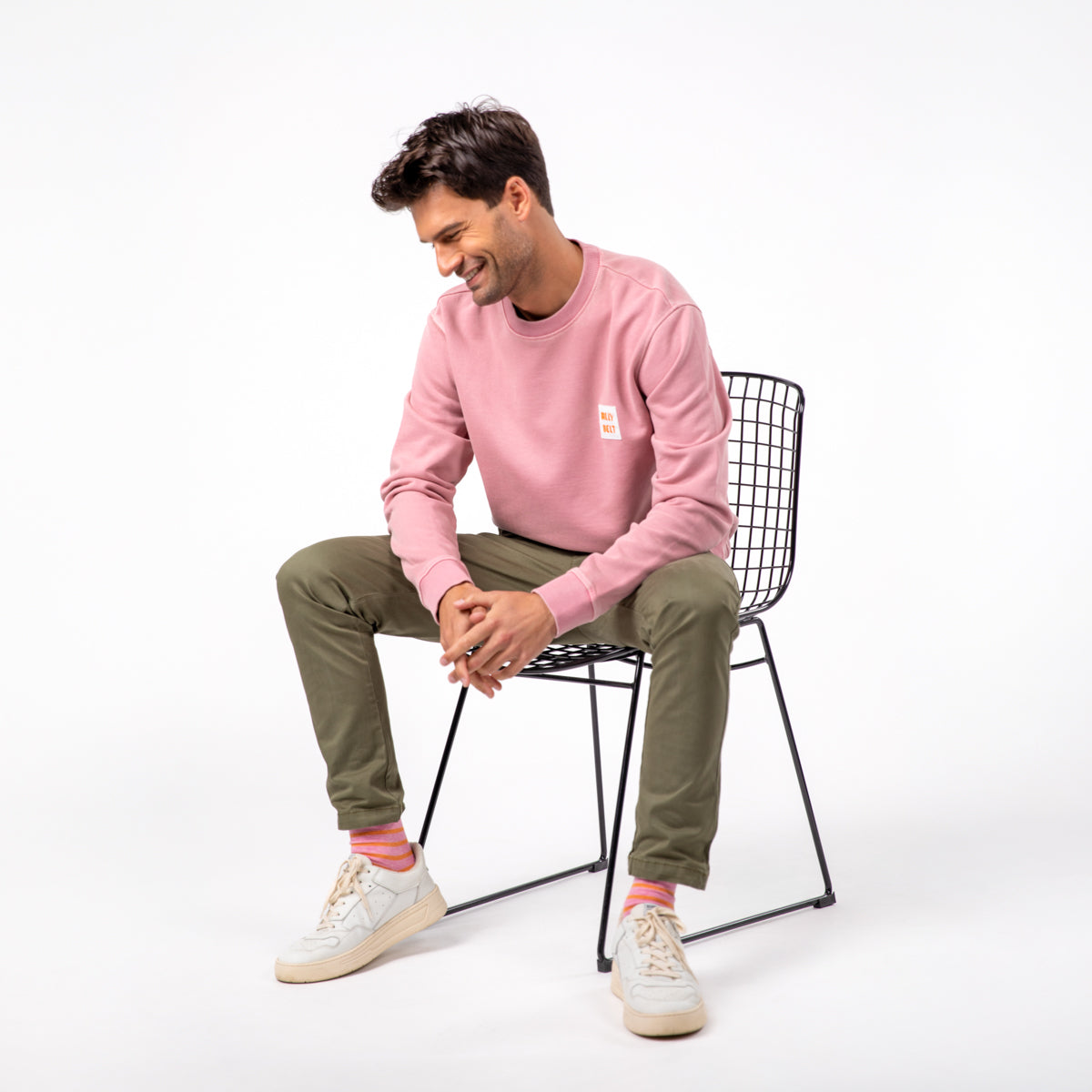 100% Organic Cotton Billyclub Sweatshirt - Pink