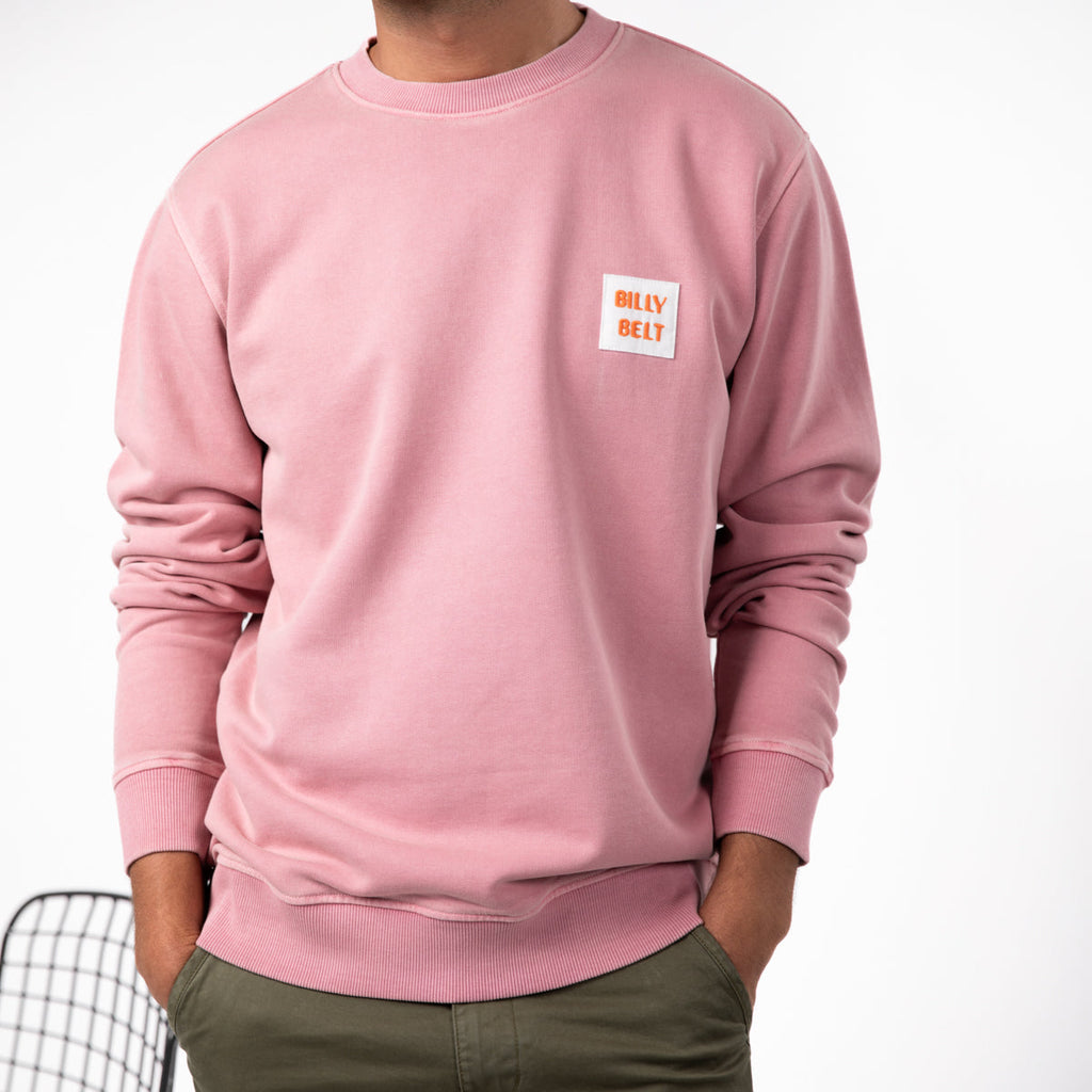 100% Organic Cotton Billyclub Sweatshirt - Pink