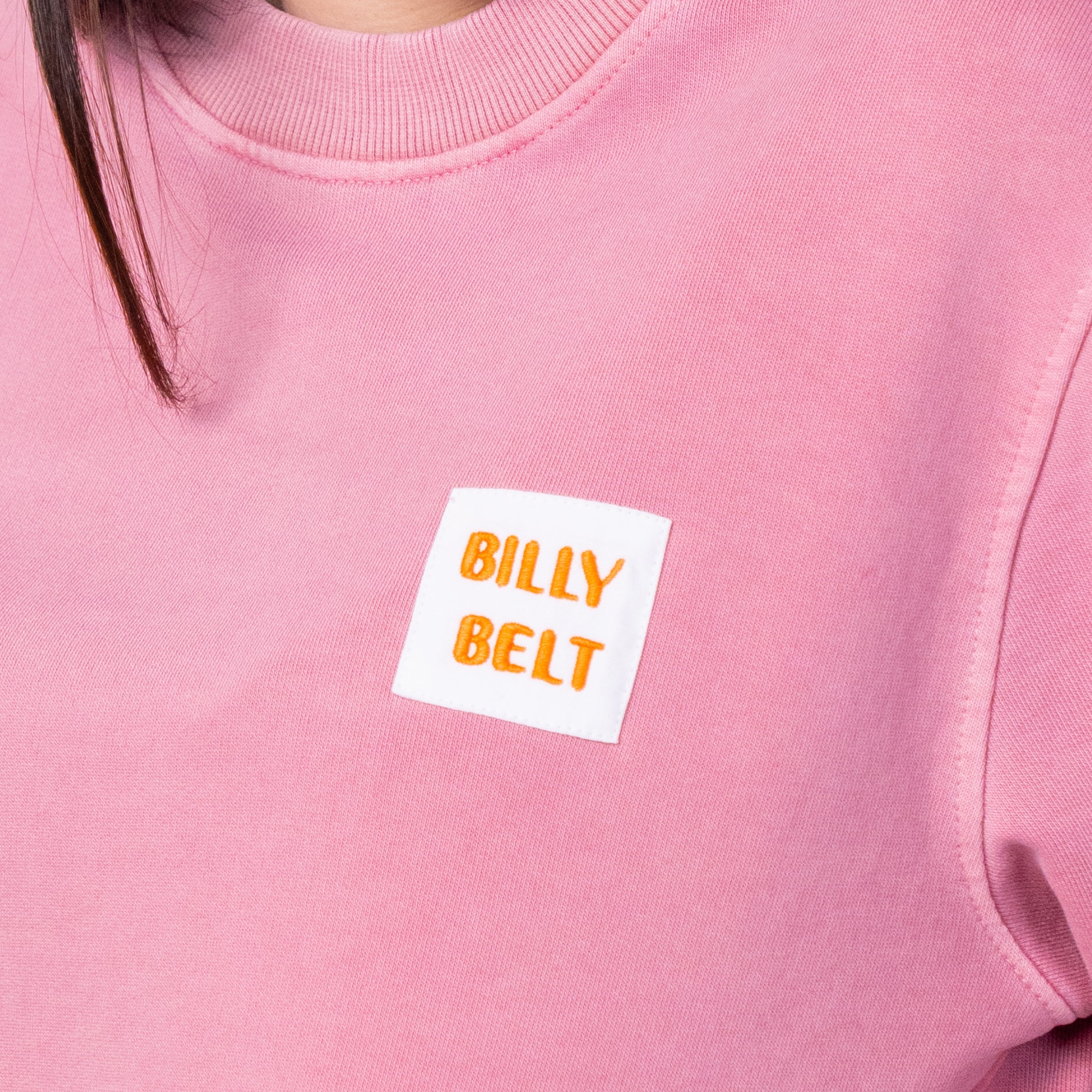 100% Organic Cotton Billyclub Sweatshirt - Pink