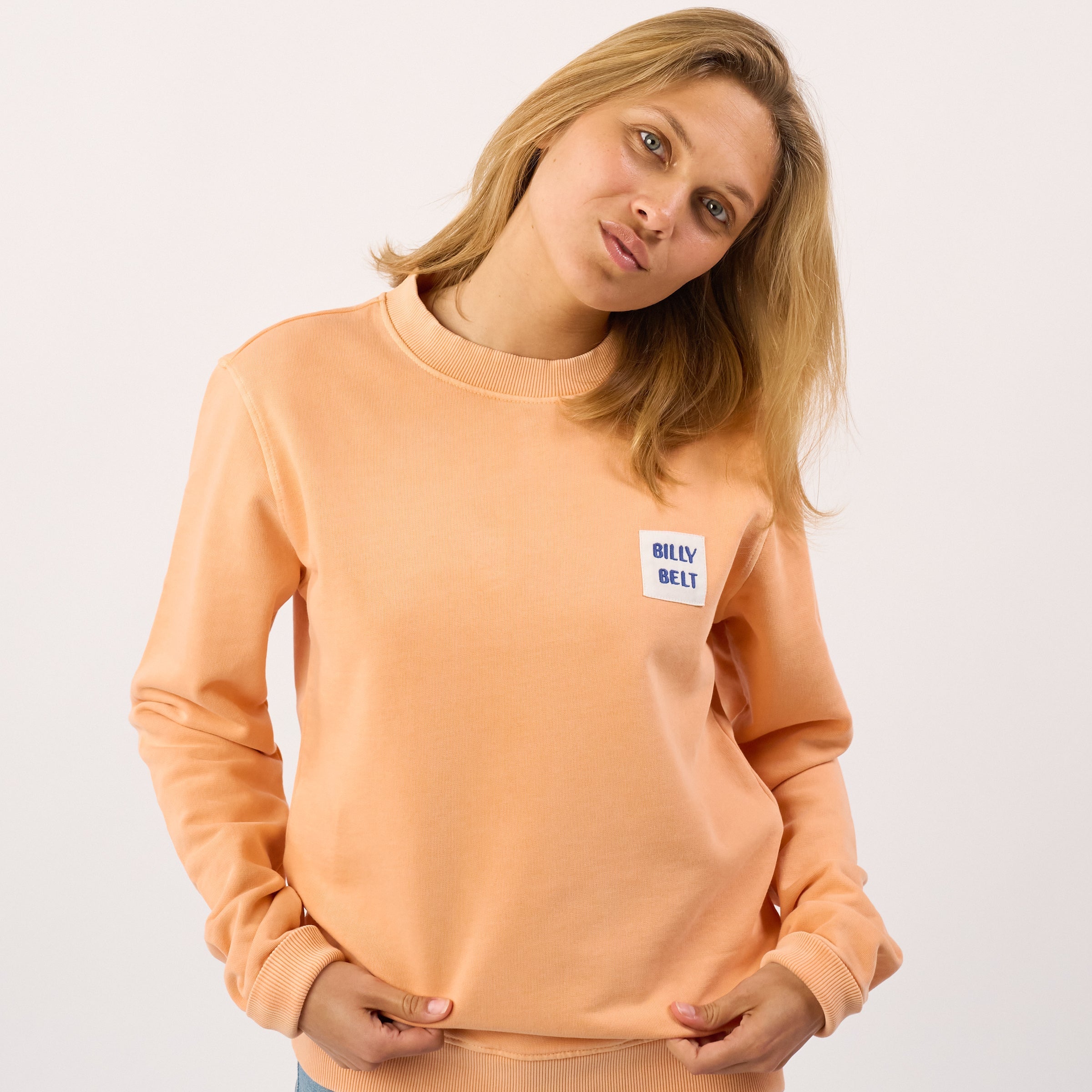 Sweat En 100% Coton Bio Billyclub - Orange