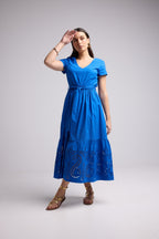 Vestido Largo - Sybille - Azul