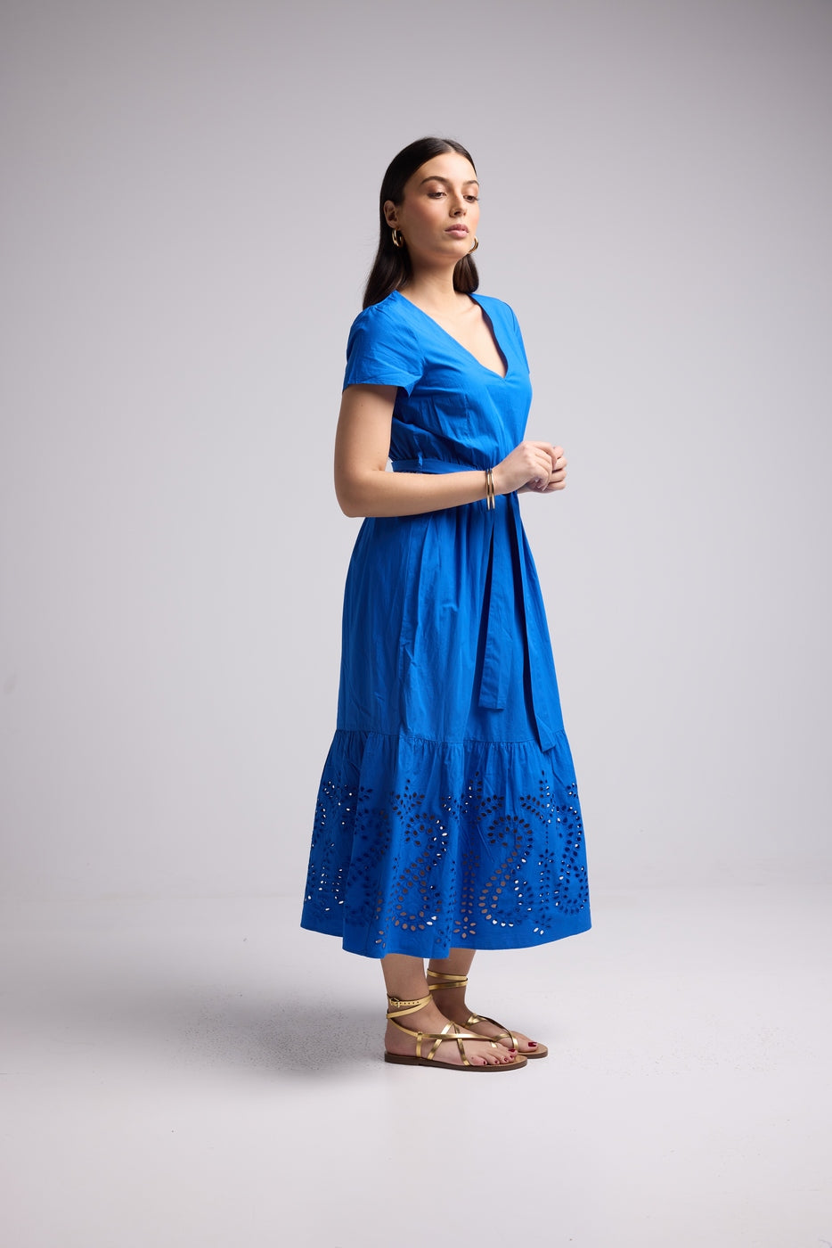 Vestido Largo - Sybille - Azul