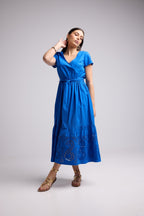 Vestido Largo - Sybille - Azul
