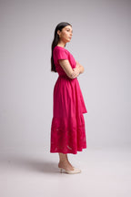 Vestido Largo - Sybille - Fucsia