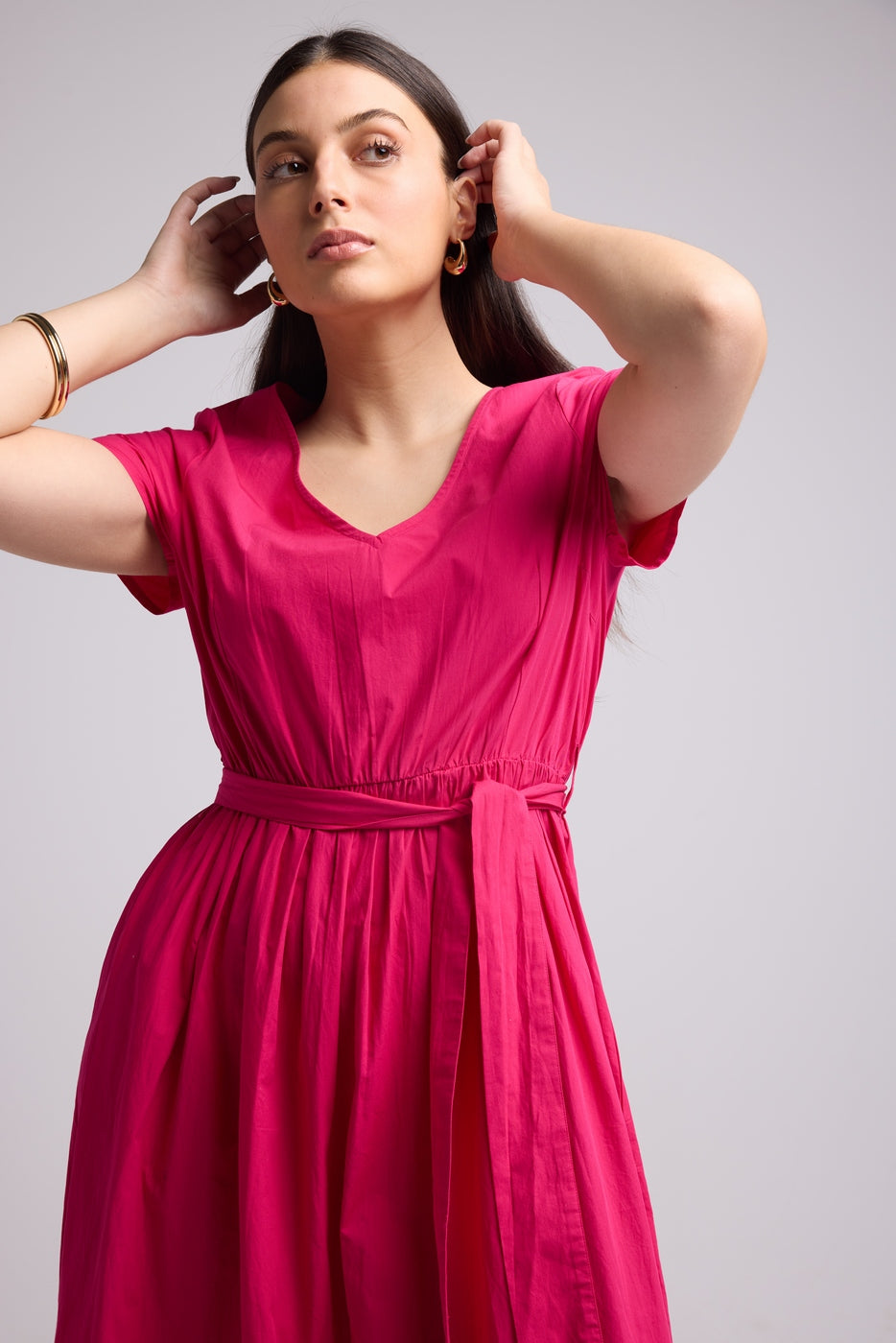 Vestido Largo - Sybille - Fucsia
