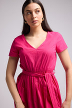 Vestido Largo - Sybille - Fucsia