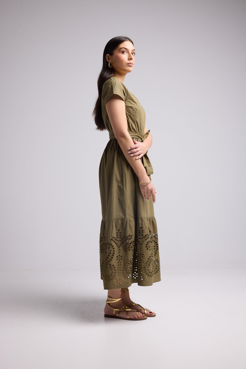 Vestido Largo - Sybille - Caqui