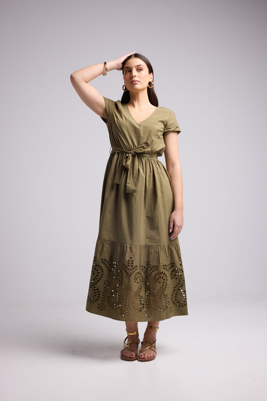 Vestido Largo - Sybille - Caqui