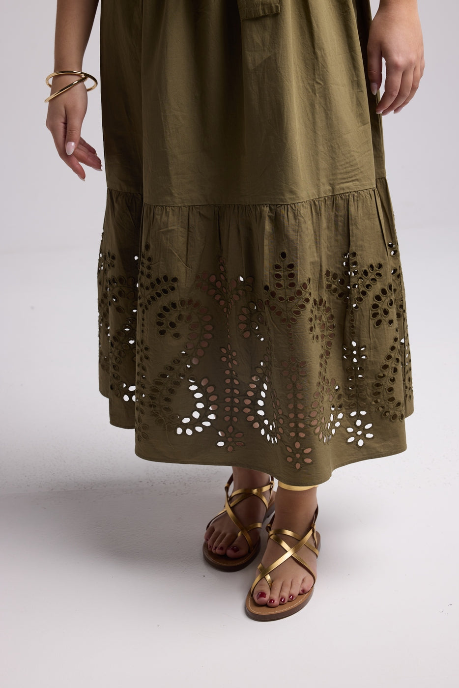 Vestido Largo - Sybille - Caqui