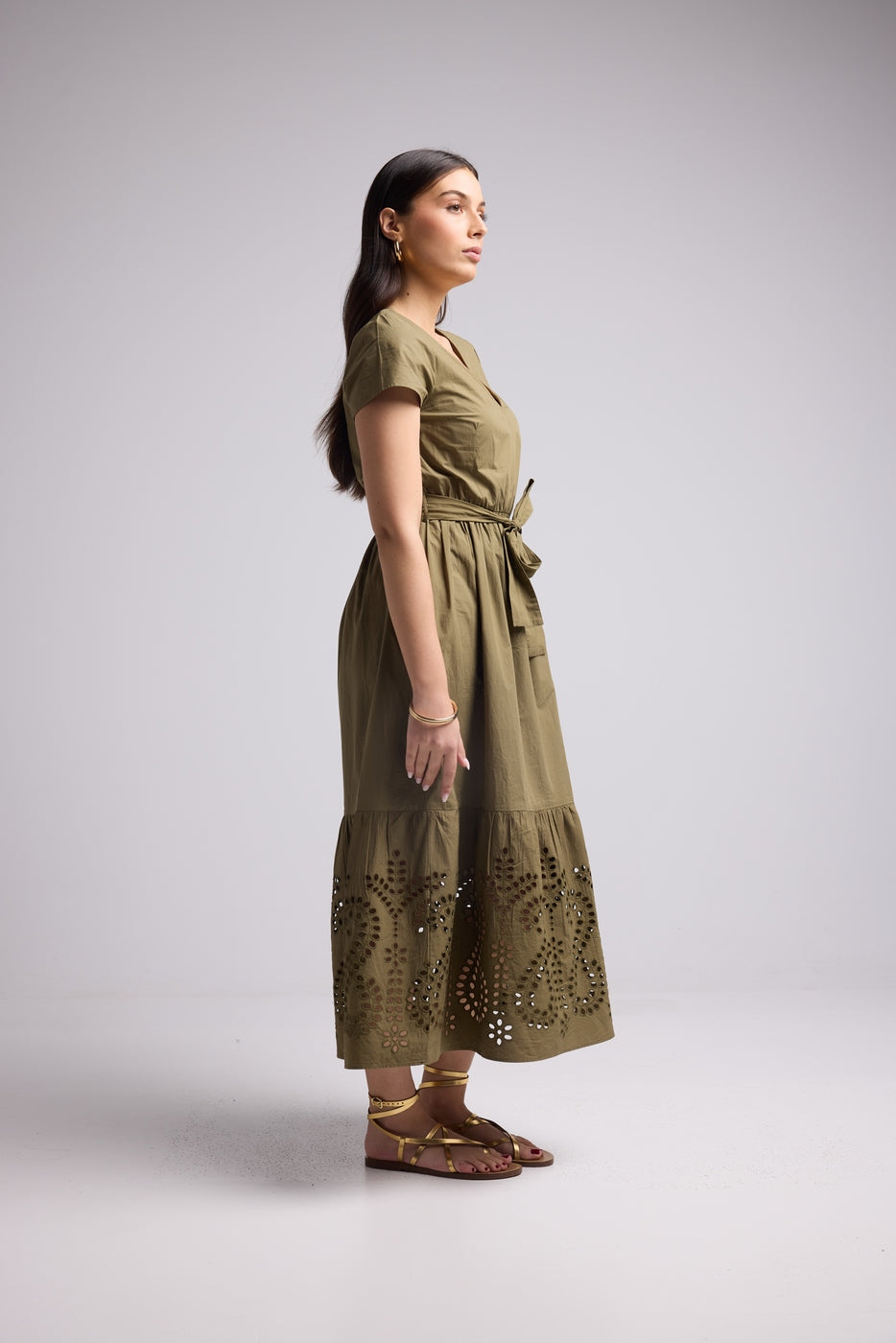 Vestido Largo - Sybille - Caqui