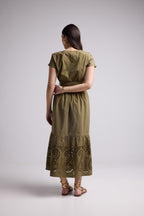 Vestido Largo - Sybille - Caqui