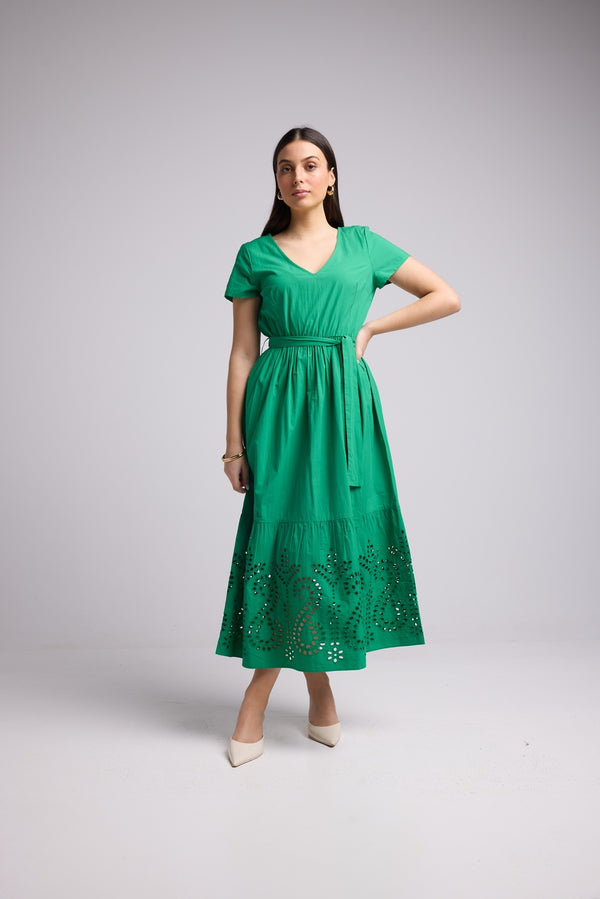Robe Longue - Sybille - Vert