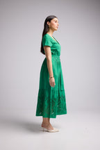 Robe Longue - Sybille - Vert