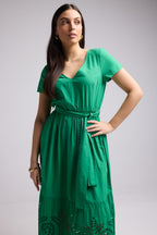 Robe Longue - Sybille - Vert