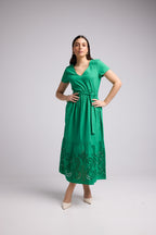 Robe Longue - Sybille - Vert