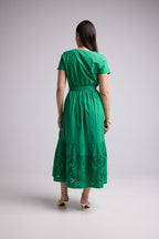 Robe Longue - Sybille - Vert