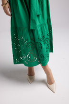 Robe Longue - Sybille - Vert