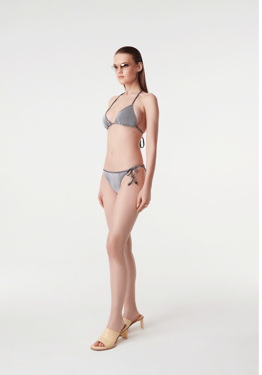 Haut De Maillot Triangle Silvio - Bleu