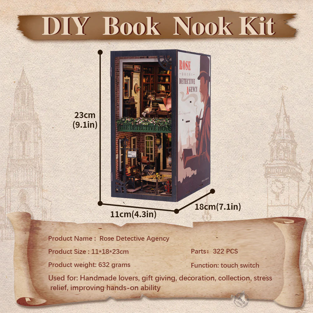 Book Nook - Agence De Détectives Rose