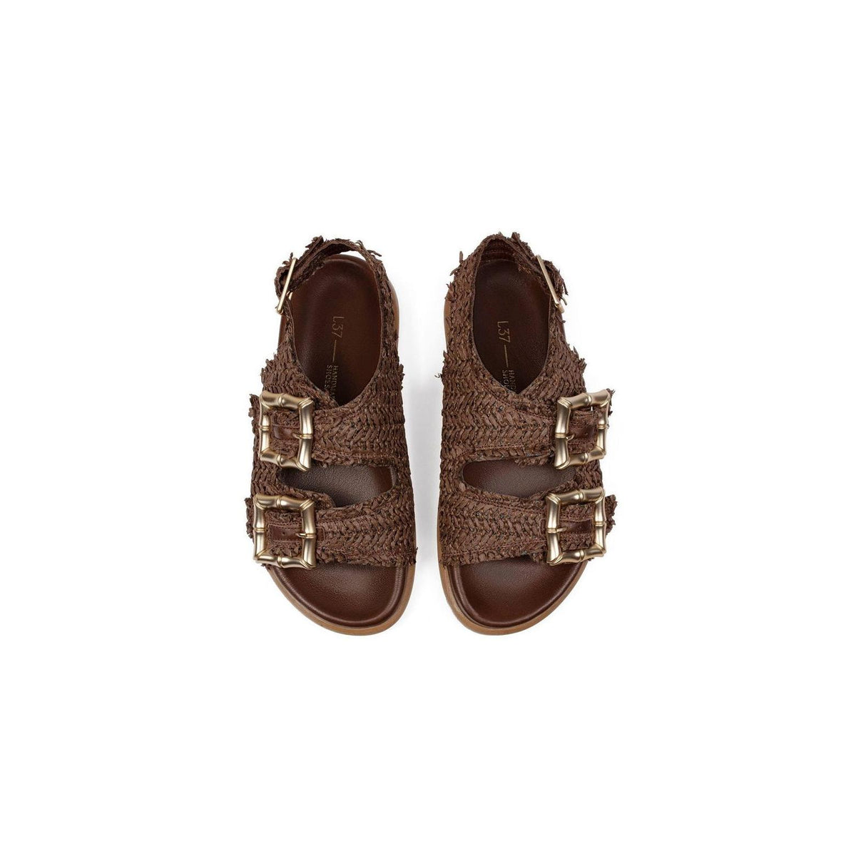Chasing The Dragon Sandals - Brown