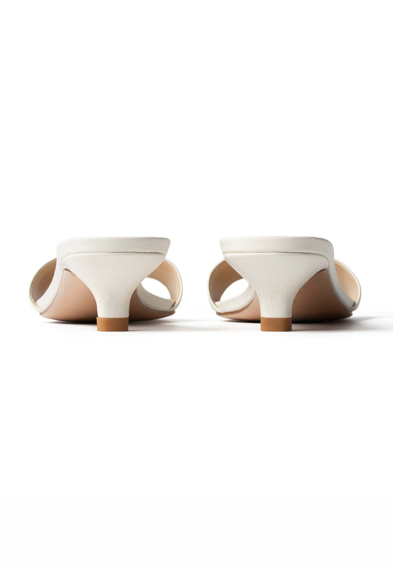 Chaussures Plates Dressed In Summer Air  - White