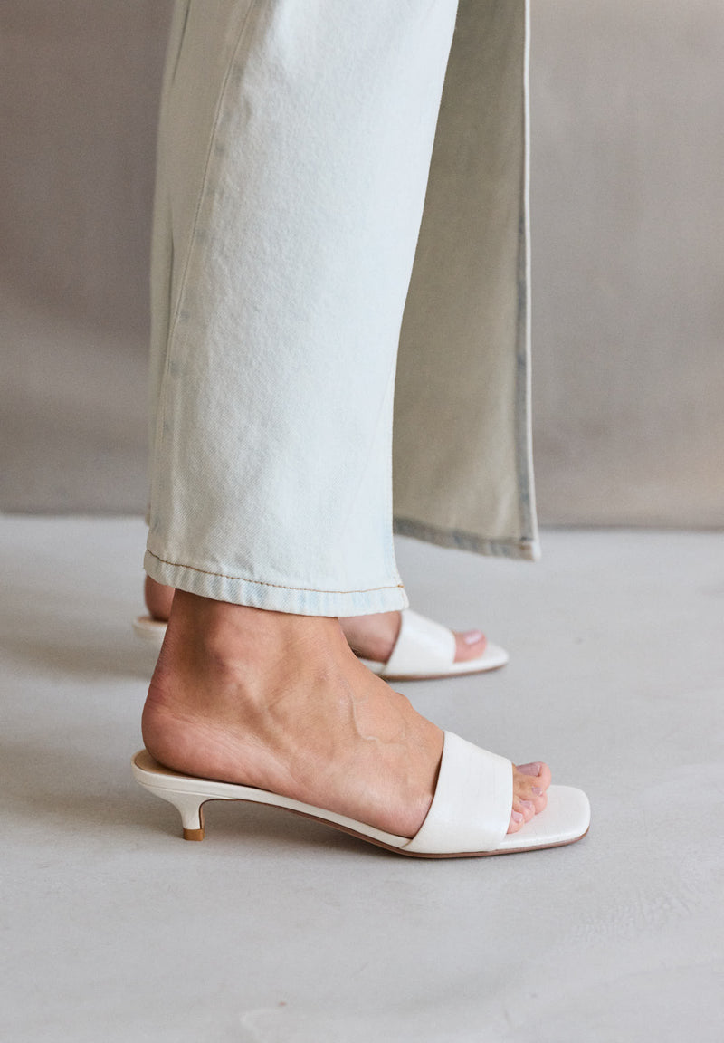 Chaussures Plates Dressed In Summer Air  - White