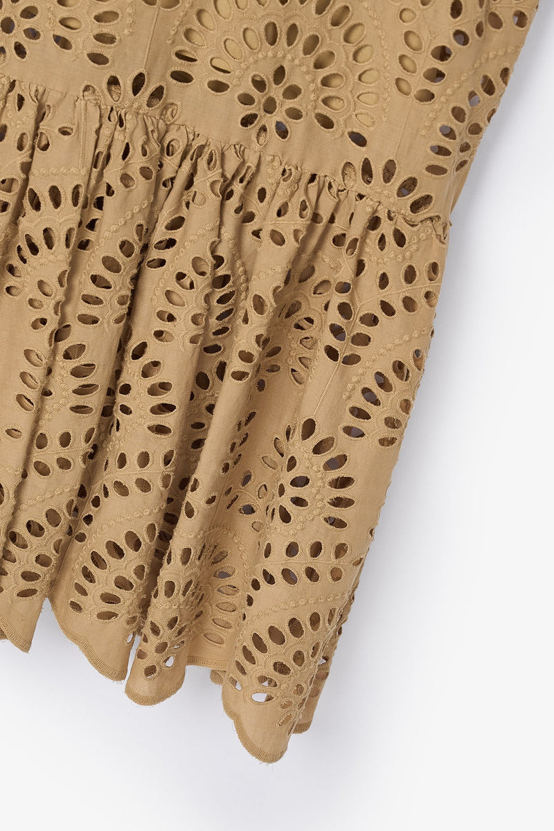Robe Leyre Découpé Beige