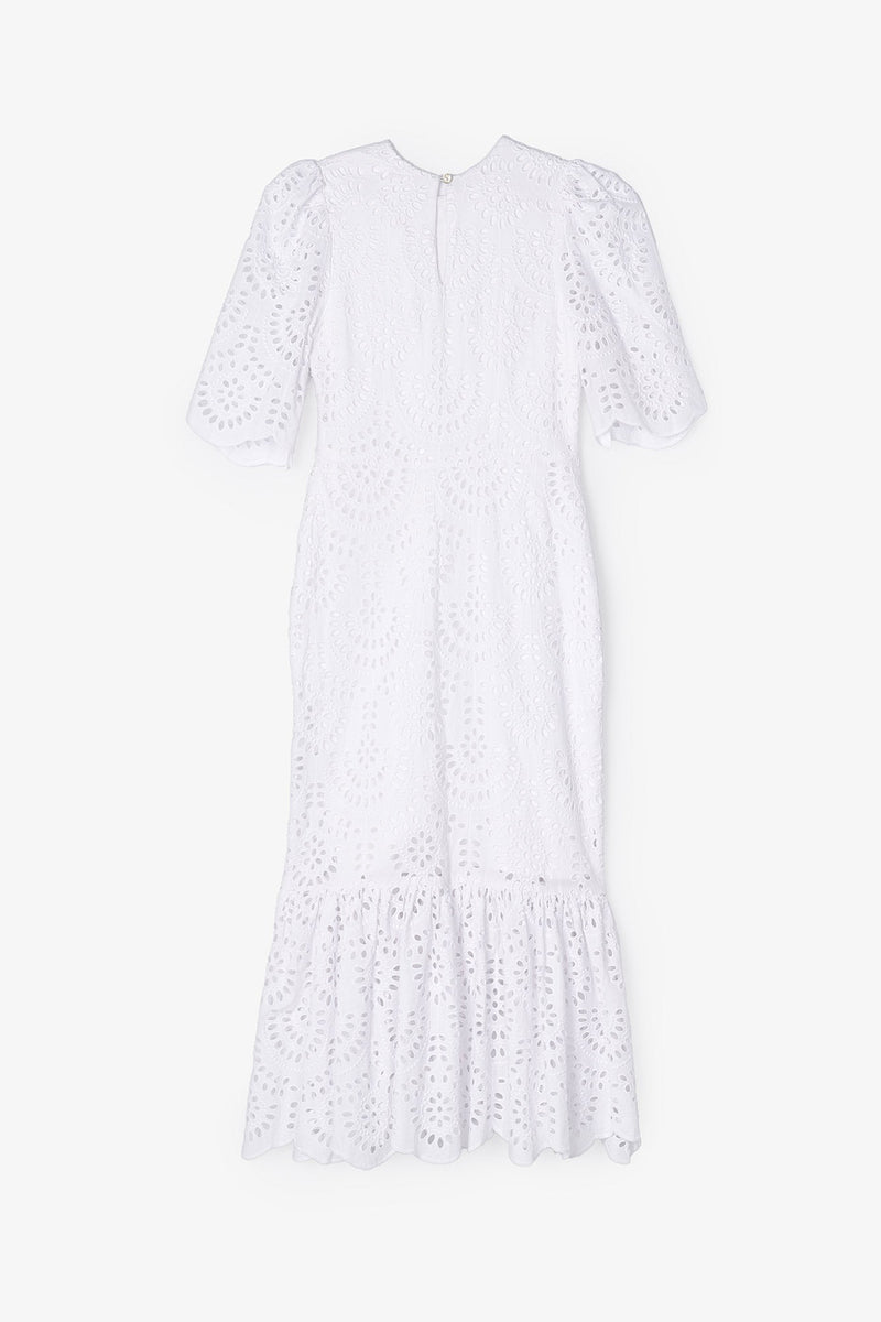 Robe Leyre Découpé Écru