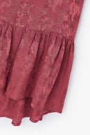 Jupe Federica Jacquard Rustique Terracotta