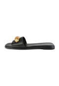 Fair And Square Open-Toe Sandals - Black