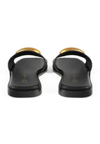 Fair And Square Open-Toe Sandals - Black