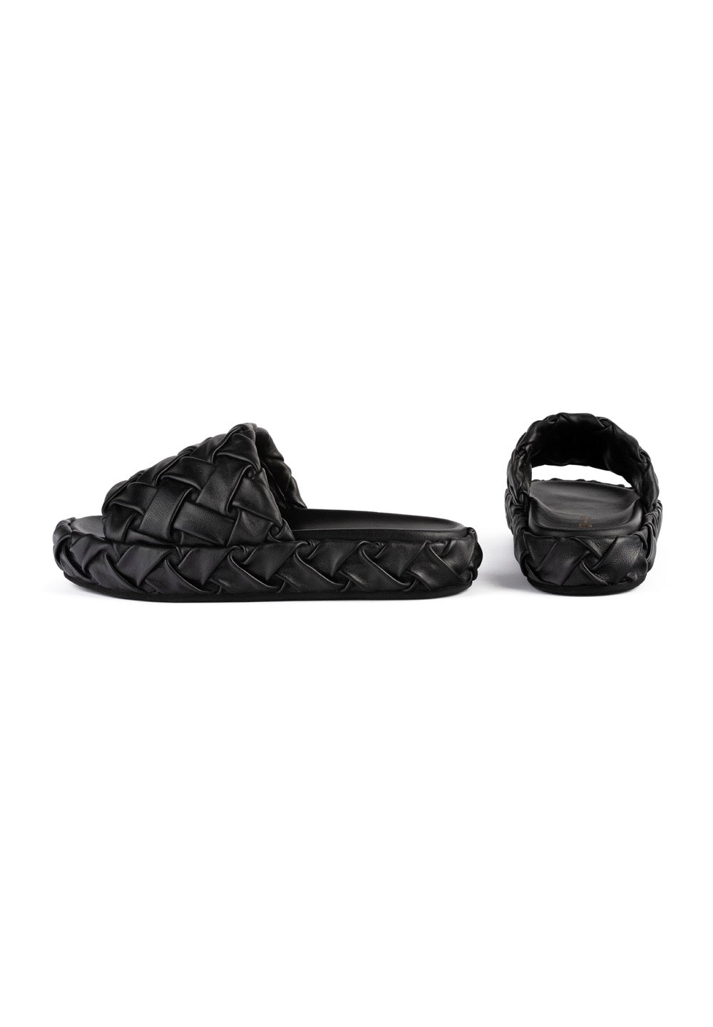 Mules Hibiscus Hues - Nero
