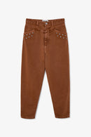 Jean Corset Clous Camel