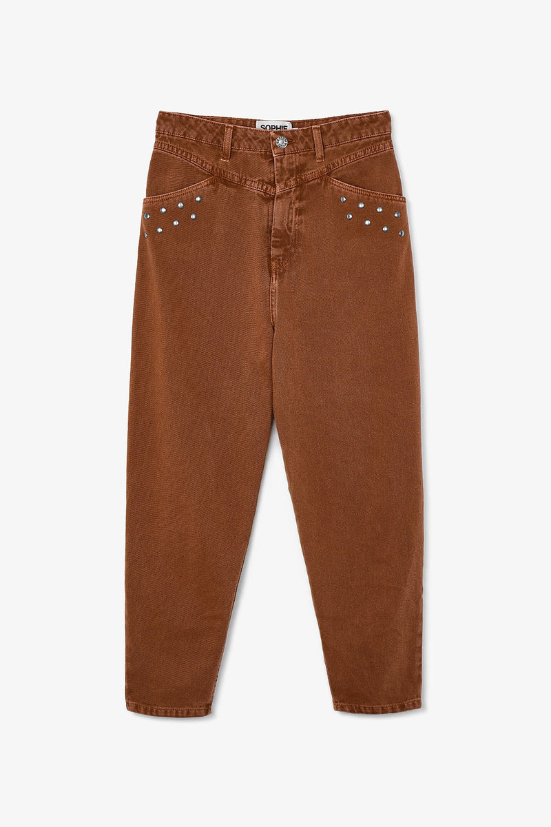Jean Corset Clous Camel