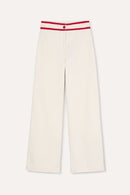 Pantalon Lorence Sergé Écru