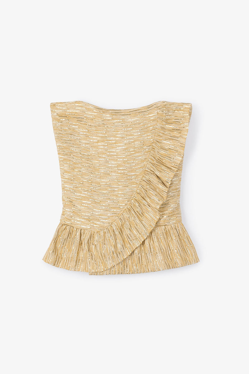 Top Lola Lamé Or