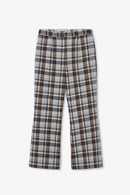 Pantalon Sixties Tartan Marron