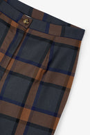 Pantalon Eighties Écosse Bleu