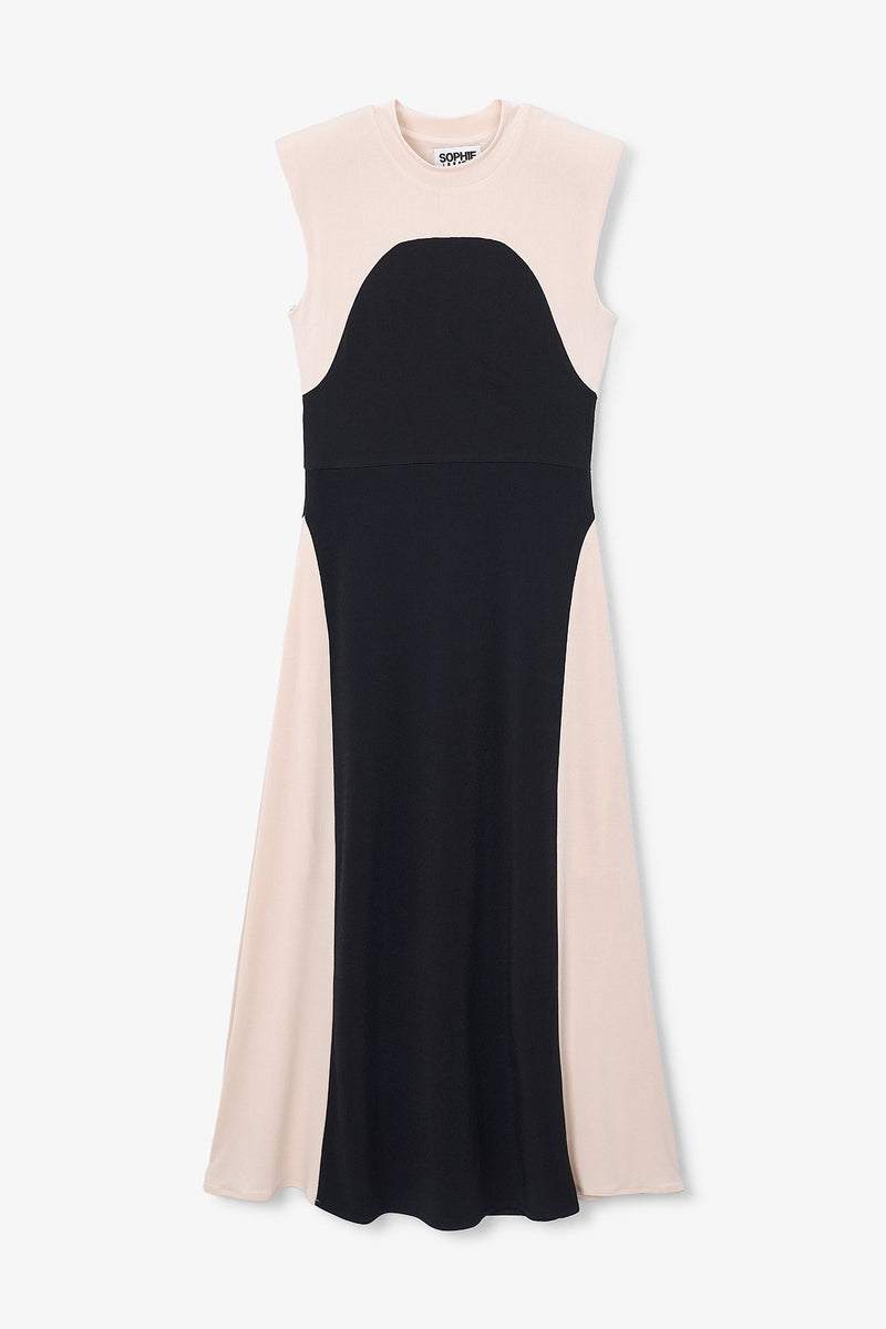 Robe Duo Maille Bicolore