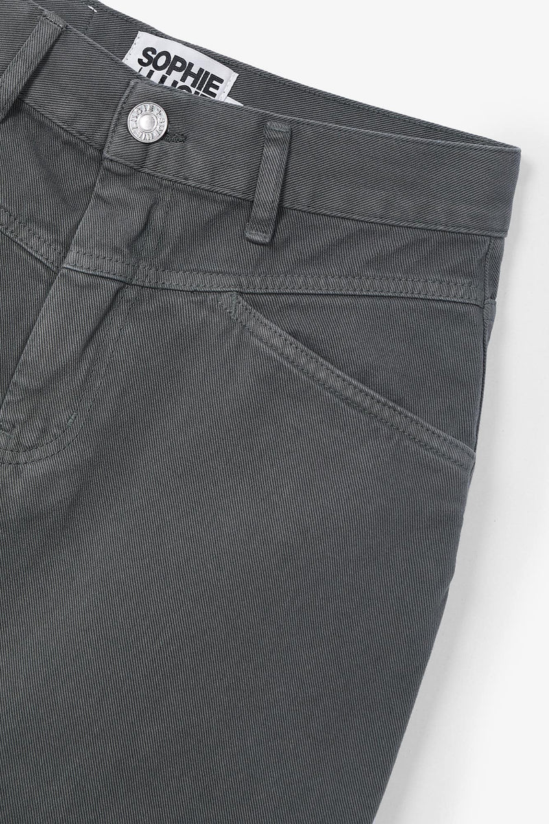 Jupe Denim Sergé Gris
