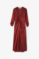 Robe Fernanda Satin Sienne
