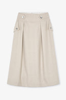 Jupe Autriche Flanelle Sable