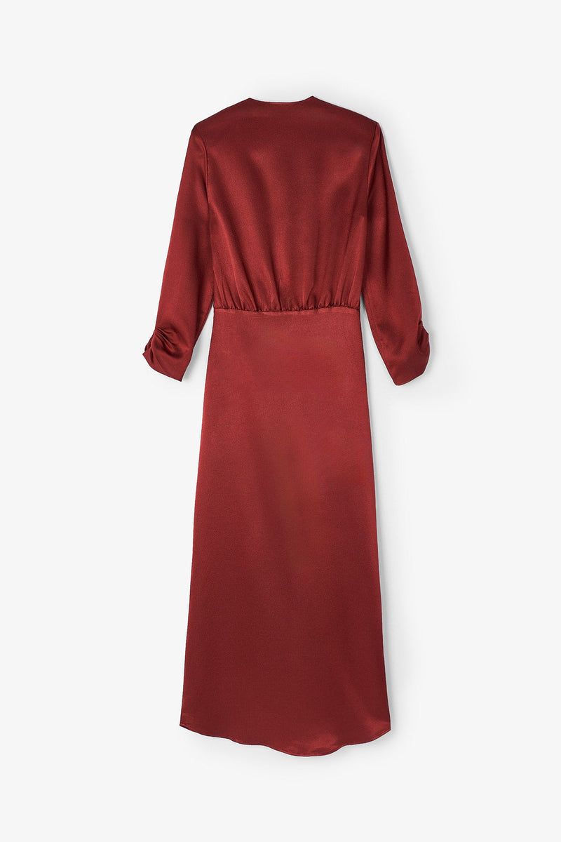 Robe Fernanda Satin Sienne