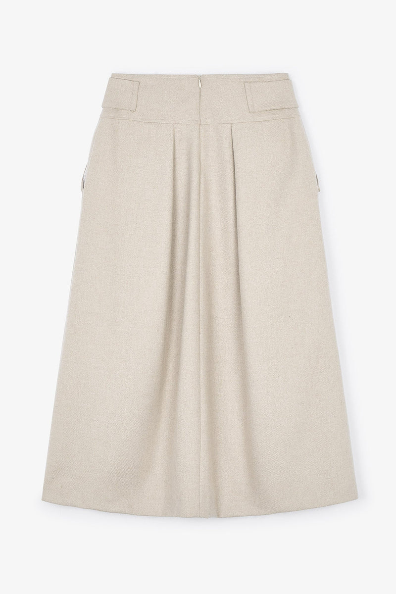 Jupe Autriche Flanelle Sable