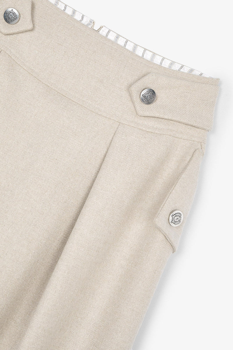 Jupe Autriche Flanelle Sable